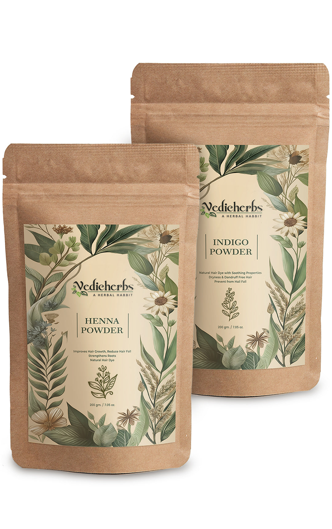 Henna Indigo Powder Combo for Natural Hair Color